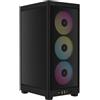Corsair Case 2000D RGB AIRFLOW Nero Mini-ITX SFF con Illuminazione RGB