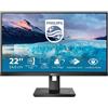 PHILIPS Monitor 21.5'' LCD IPS S Line 222S1AE - 00 1920x1080 Full HD Tempo di Risposta 4 ms Nero