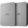 LaCie Mobile Drive 1Tb V2 Usb-C Moon Silver