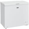 Beko CF200EWN - Congelatore a pozzetto 198?L, 85?cm, Classe?E, 40?dB, sistema FreezerGuard per funzionamento anche in ambienti freddi (fino a -15?°C), tecnologia MinFrost per meno brina, autonomia 22 ore, capacita' di congelamento 10?kg-24h, colore bianco