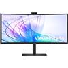 Samsung ViewFinity S34C652VAU Monitor Pc 34'' 3440x1440 Pixel 4K Ultra Hd LED Nero