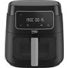 Beko FRL3374B - Friggitrice ad aria 7,6?L, 1?900?W, 8 programmi preimpostati, display touch digitale, tecnologia 360° Hot Air, Nero