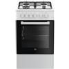 BEKO FSS52020DW Cucina a gas 4 fuochi 1 forno elettrico 50 cm Classe A bianco
