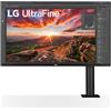 LG 32UN880K Monitor 32'' Ultra HD 4K Ergo IPS 3840x2160 HDR 10 DCI-P3 95% stand Ergo regolabile in ogni direzione Speaker Stereo 10W USB-C USB 3.0 Uscita Cuffie Flicker Safe Nero