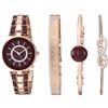 Anne Klein - Set con orologio da polso da donna impreziosito da cristalli di alta qualità e bracciale