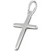Strictly Gifts Piccolo ciondolo a forma di crocifisso in argento Sterling 925, per donne, ragazze, madri, sorelle, figlie, battesimi, con confezione regalo, la croce misura 2,2 cm di altezza x 1,3 cm