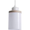 LUSSIOL 250454 Sospensioni per illuminazione interna, Vetro, Bianco