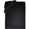 Herding Young Collection Lenzuolo con angoli in jersey, 180-200 x 200 cm, 100% cotone/jersey, nero