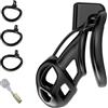 MKGMYGZ Chastity Cage Uomo Gabbia Pene Sissy Cintura Di Castità Maschile Cock Cage Erotitici Sexy Per Coppie (L)