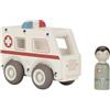 Little Dutch Ambulanza Con Personaggio In Legno Little Dutch