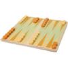 WELL HOME MOBILIARIO & DECORACIÓN- Backgammon-Set da tavola con Sacchetto di Cotone, Colore Naturale, 20x20x1, S25001020
