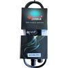 EXTREME CAVO DMX PROFESSIONALE 110OHM CONNETTORI ALTA QUALITA XLR 3 POLI 1 METRO