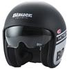 Blauer Casco Moto Jet Vintage Blauer Pilot 1.1 06 HT Nero Opaco