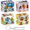 WBZOWRB P&D Scatola Box 36 bustine Skifidol Italian Brainrot mix Psichedelico - Trading Card Game - Gioco di carte collezionabile + portachiave fischietto