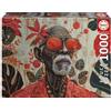 Educa - Puzzle 1000 pezzi Guardiano dei tropici | Puzzle natura esotica | Misura 68x48 cm | Include colla Fix | Per adulti 14+ (20239)