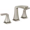 Delta Rubinetto Vesna Rubinetto da bagno diffuso in nichel spazzolato, rubinetto da bagno a 3 fori, gruppo di scarico, fermo scarico senza preoccupazioni, SpotShield nichel spazzolato 35789LF-SP