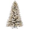 Andrea Bizzotto Albero di Natale Pino Berkshire innevato 4943 Rami 1900 Led H210 cm