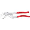 KNIPEX Pinza per sifone e connettore in confezione Self-service cromata Rivestiti in resina sintetica antiscivolo 250 mm, 81 03 250 SB