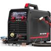 YESWELDER 185A Saldatrice MIG/MAG Multiprocesso 6 in 1 Funzioni Flux Core/Gas, Pistola Avvolgitore, TIG Lift, MMA per Alluminio 230V con Display Digitale LED e Sistema di Controllo Sinergico