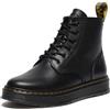 Dr. Martens Brookline Chukka Black Lusso, Platform Uomo, Nero, 42 EU