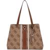 GUESS borsa a tracolla Erenia Tote Bag Latte Logo beige