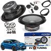 Alpine EvoTuning Kit Casse Altoparlanti Alpine S2-S65C Anteriori o Posteriori per Fiat 500X