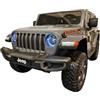 Pilots Kids Macchina Elettrica Bambini 12V Jeep Gladiator Telecomandata 2 Posti Verde