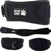 Bear grip nero sollevamento pesi neoprene curvo palestra cintura posteriore supporto lombare fitness bodybuilding, S