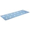 Umbro Tappetino da ginnastica pieghevole, 174 x 62 cm, antiscivolo, 13 esercizi stampati, colore: blu