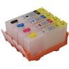 Inkpro - 4 cartucce ricaricabili compatibili con HP 903XL nero, ciano, magenta, giallo compatibile con OfficeJet 6950, OfficeJet Pro 6868, 6950, 6960, 6970, 6975, 6978
