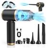 NIWOHOM Aspirapolvere Senza Fili, 15000Pa Aspirapolvere Auto Portatile, 4 in 1 Aspiratore e Soffiatore con Motore Brushless per Auto PC Casa Cucina Peli di Animali Crepe e Angoli