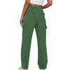 Generico Pantaloni Donna Cargo Curvy Tinta Unita Invernali Offerta Pantaloni Tuta Larghi Elegante Pantaloni da Lavoro Leggeri Elastico Pantalone per Sportivi Ufficio Jogging Trekking Y2K Casual