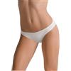 L'altra Cotonella 6 Mini Slip Donna Cotonella Vita Bassa Cotone Elasticizzato Finitura Extra Comfort Invisibile 3487 (Bianco, 3)