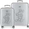 Disney Topolino 100 Bagagli- Set di bagagli Bambine e ragazze Grigio
