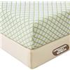 SoNiT home decor SONIT - Coprimaterasso Singolo 90x190 cm con Angoli Elasticizzati 1 Pz - Copri Materasso Singolo con Angoli Verde