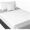 belltop Coprimaterassi singolo impermeabile. Traverse letto anziani lavabili. Panno per l'incontinenza: alato e 4 strati. Protezione impermeabile per Incontinenza - super assorbente 3,15 litri/m² (90 x 85 cm)