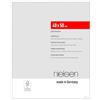 nielsen cornice per foto, 40 x 50 cm, alluminio, Bianco opaco, cornice per posterper appenderein formato verticale e orizzontale, vetro sintetico, Atlanta
