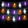 DIELIANHUA Catena Luminosa Halloween, 3 M 20 LEDs Luci Halloween Decorazioni, Ghirlanda Luminosa Halloweens, Adatto per Halloweens, Carnevale, Decorazioni per Interni Ed Esterni/A