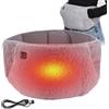 Rppiup Cuscinetto riscaldante elettrico per cintura in vita, cuscinetto termico elettrico portatile con 3 riscaldamenti, scaldamani e scaldamani 2 in 1, cuscinetto termico con cinghie regolabili per