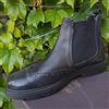 Made in Italy STIVALI UOMO PELLE 40 STIVALETTI BEATLES cose da pazzi vv
