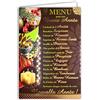 Afie Biglietto Felice Anno Nuovo Auguri in Oro Dorato con Busta Menu Feste Salute Amicizia Amore Felicità Gioia Sorprese Successi Prosperità Risate Biscotti Natale Candele Avvento 61-4077-A BA