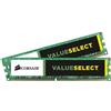 Corsair (TG. 1333 MHz) Corsair CMV16GX3M2A1333C9 Value Select Memoria per Desktop Mainst