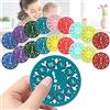 sdnxvu 18 Pezzi Fidget Spinner Matematica, Giocattoli Fidget per Bambini, Giocattolo Educativo per Bambini sui Fatti Matematica, Fidget Spinner (Addizione, Sottrazione, Moltiplicazione e Divisione)