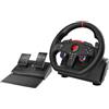 SUBSONIC - Volante Superdrive 270 GT - Volante da corsa LED con doppio stick, rotazione a 270°, con pedali e paddle al volante. Per Switch 2 / Switch, PS4, PC e Xbox - Nero