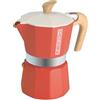 Pedrini Macchinetta Caffè Caffettiera Moka My Color 2024 3 Tazze 3 Colori