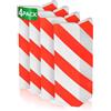 NURADA Paracolpi Garage. Protezione Portiere Auto. Pack 4. Paracolpi Portiere Auto. Paraspigoli Angolari. Angolari per Muro. Paraspigoli Gommapiuma. 40x20x2cm (Rosso riflettente)