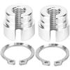 Kuuleyn Boccola cavo acceleratore, kit cavo acceleratore, kit 2 boccole cavo acceleratore in alluminio adatto per E30 E28 E39 E36 M20 M30 M50 S14 M60