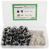 Raogoodcx 40 occhi di sicurezza in plastica trasparente da 22 mm, per fai da te, con rondelle, per animali di peluche, orsacchiotti, bambole, burattini artigianali