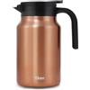 Tiken 1.5L Thermos per Caffè, Caraffa Termica in Acciaio Inossidabile a Doppia Parete, Isolata per Bevande Calde e Fredde