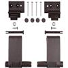 CANTONDZ Maniglia per finestra Maniglia Leva e Set Console Parte di Ricambio Set da 18 pezzi Kit maniglie per finestre Compatibile con la Finestra Braas Atelier BA/DA 1992-(Marrone)